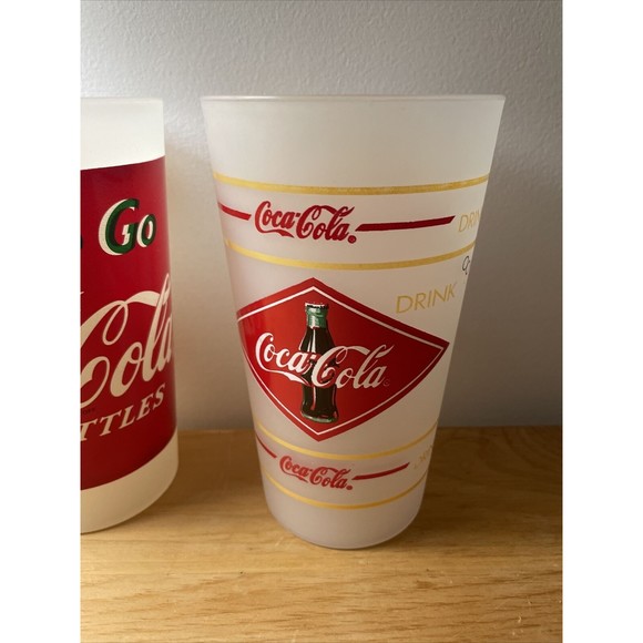 Coca Cola 2003 PackerWare 22oz Flare Tumblers USA Lot 3 - Picture 5 of 9